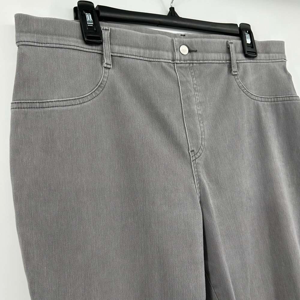 Time and Tru Gray High Rise Pull On Skinny Denim Jeggings XL Minimalist‎ Neutral - Picture 2 of 8